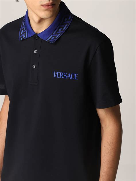 versace polo shirt men|versace shirt men's price.